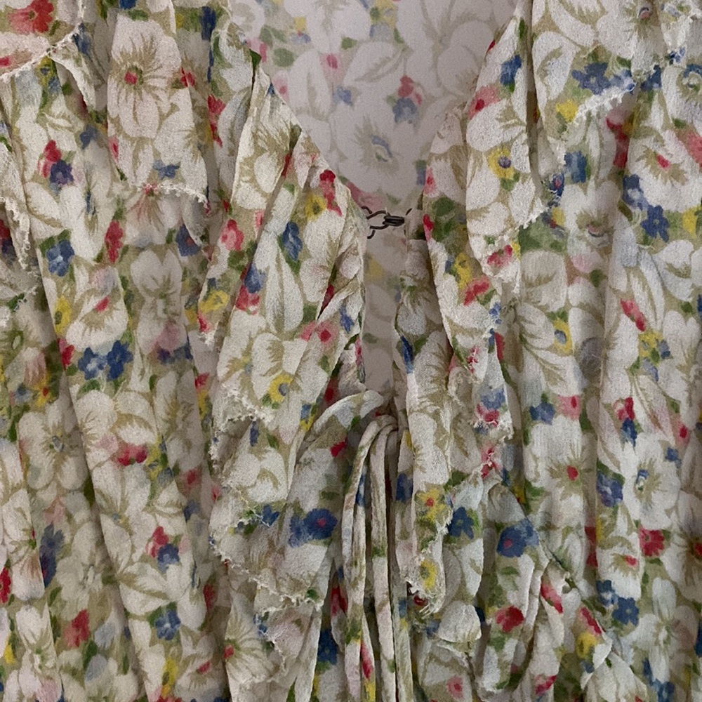 Doen Antoinette Maxi Dress in Yellow Victoria Floral - Picture 6 of 9